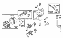 Part Location Diagram of 494058 Briggs and Stratton Piston Assembly-std